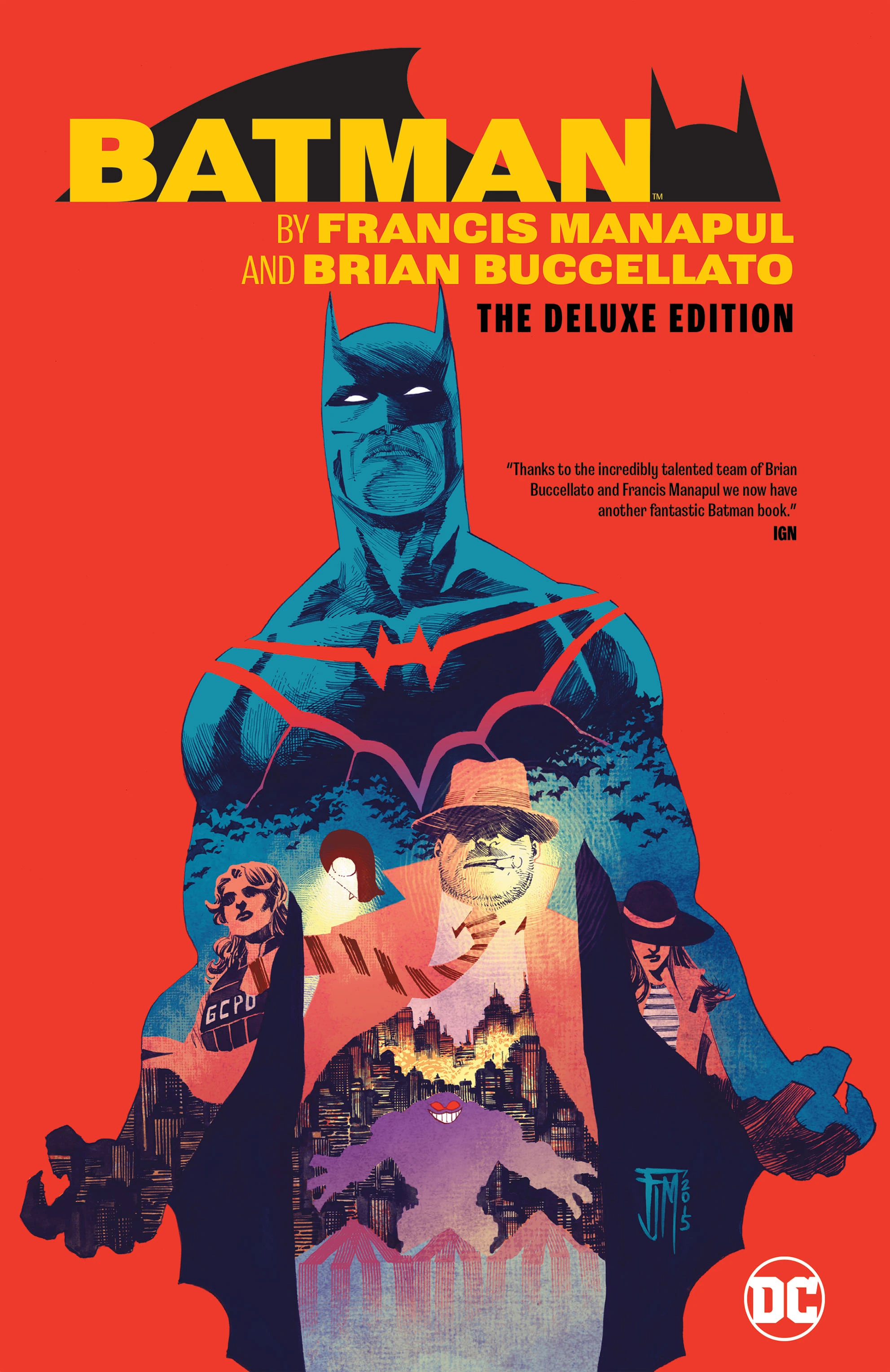Batman by Francis Manapul & Brian Buccellato Deluxe Edition (DC, 2018) cover